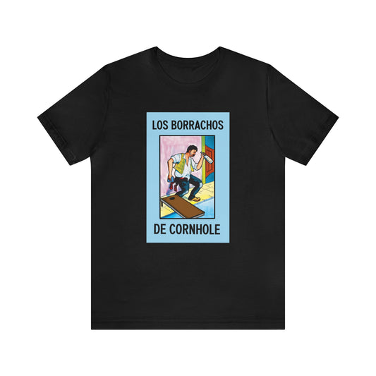 Los Borrachos De Cornhole Short Sleeve Tee