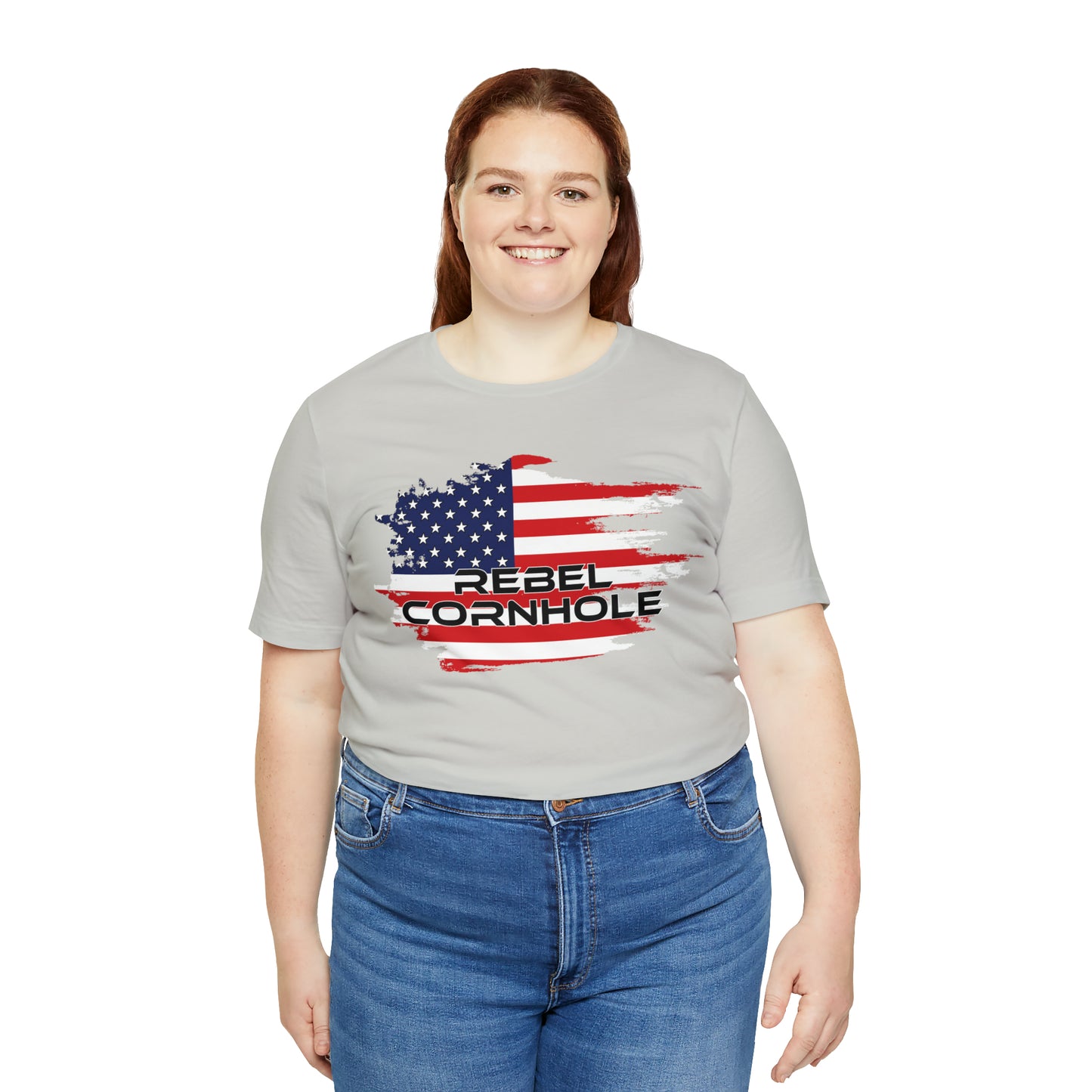 Rebel Cornhole USA Short Sleeve Tee