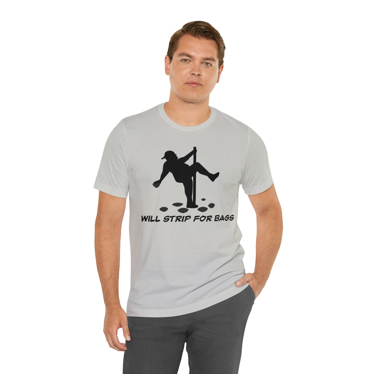 Will Strip for Bags Short Sleeve Tee