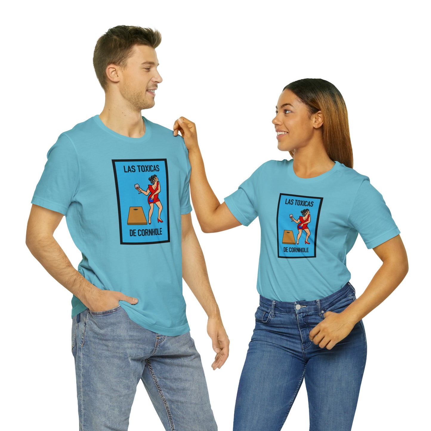 Las Toxicas De Cornhole Short Sleeve Tee