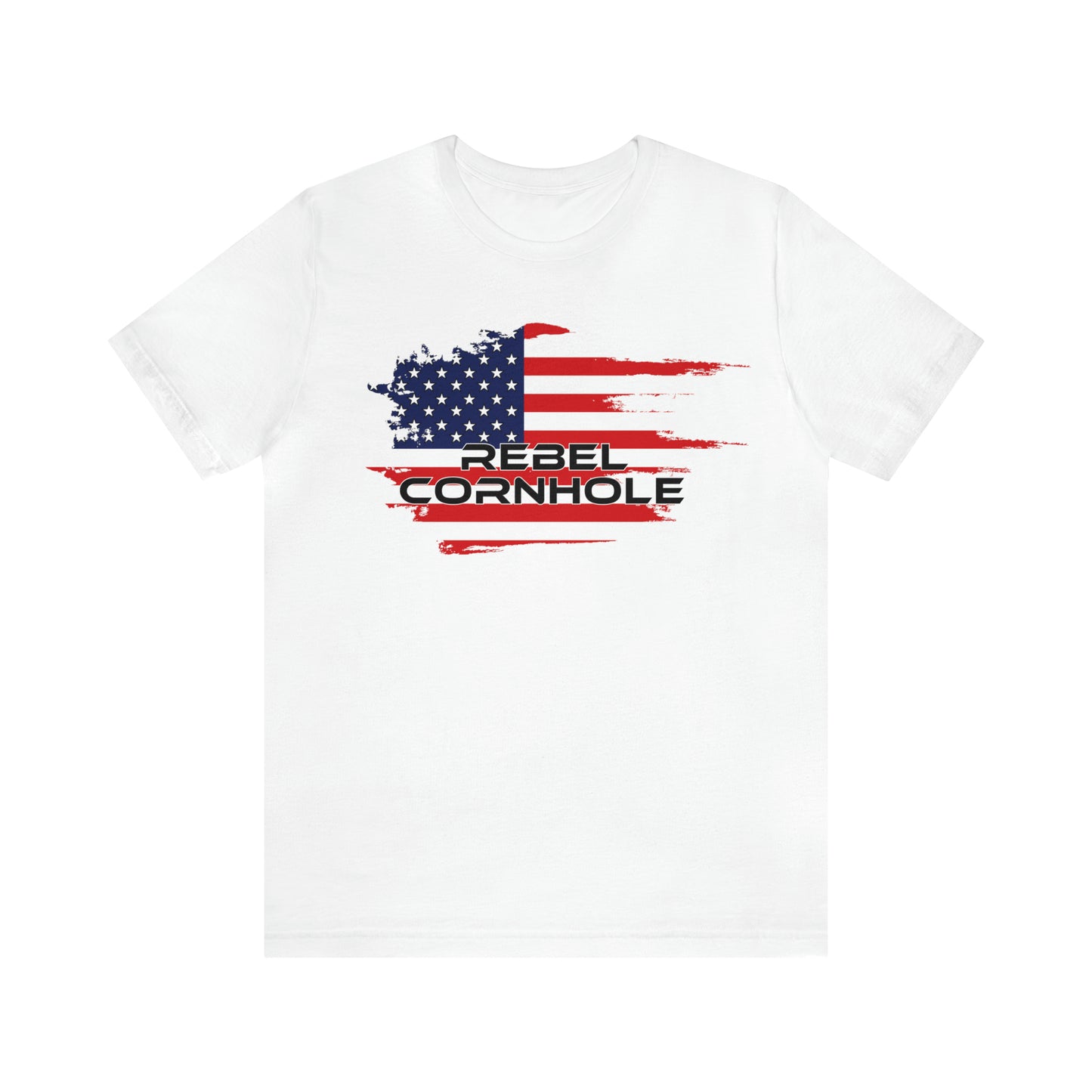 Rebel Cornhole USA Short Sleeve Tee